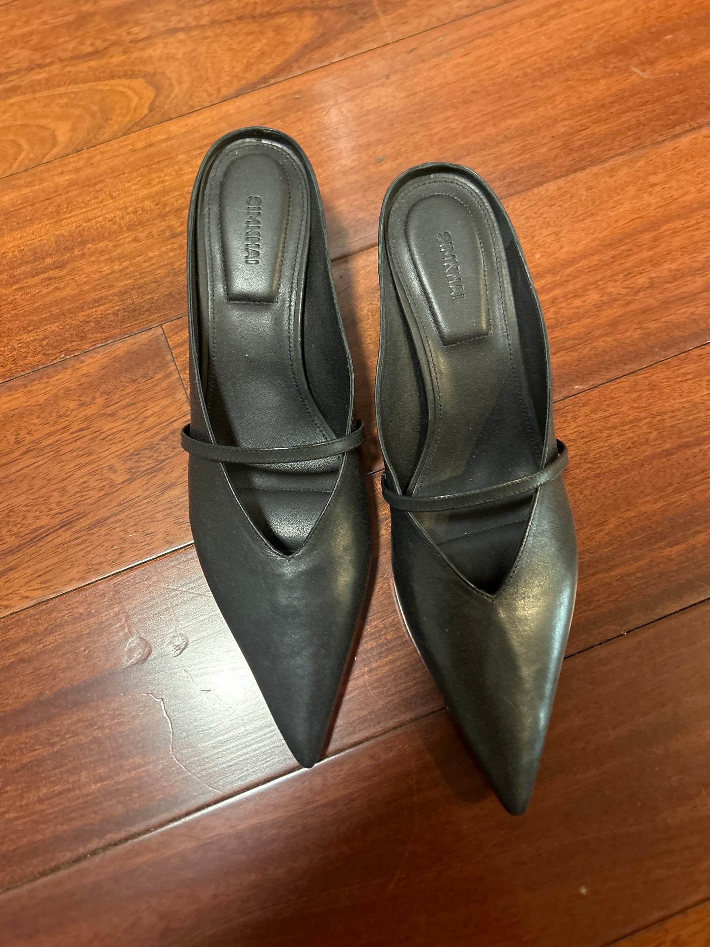 Simkhai kitten heel mules