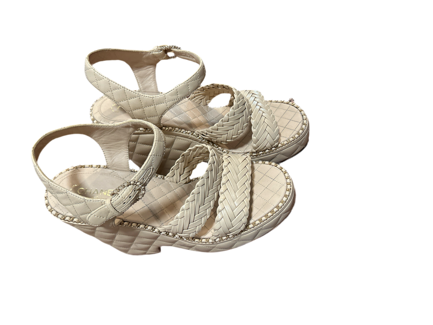 Chanel Wedge Sandals