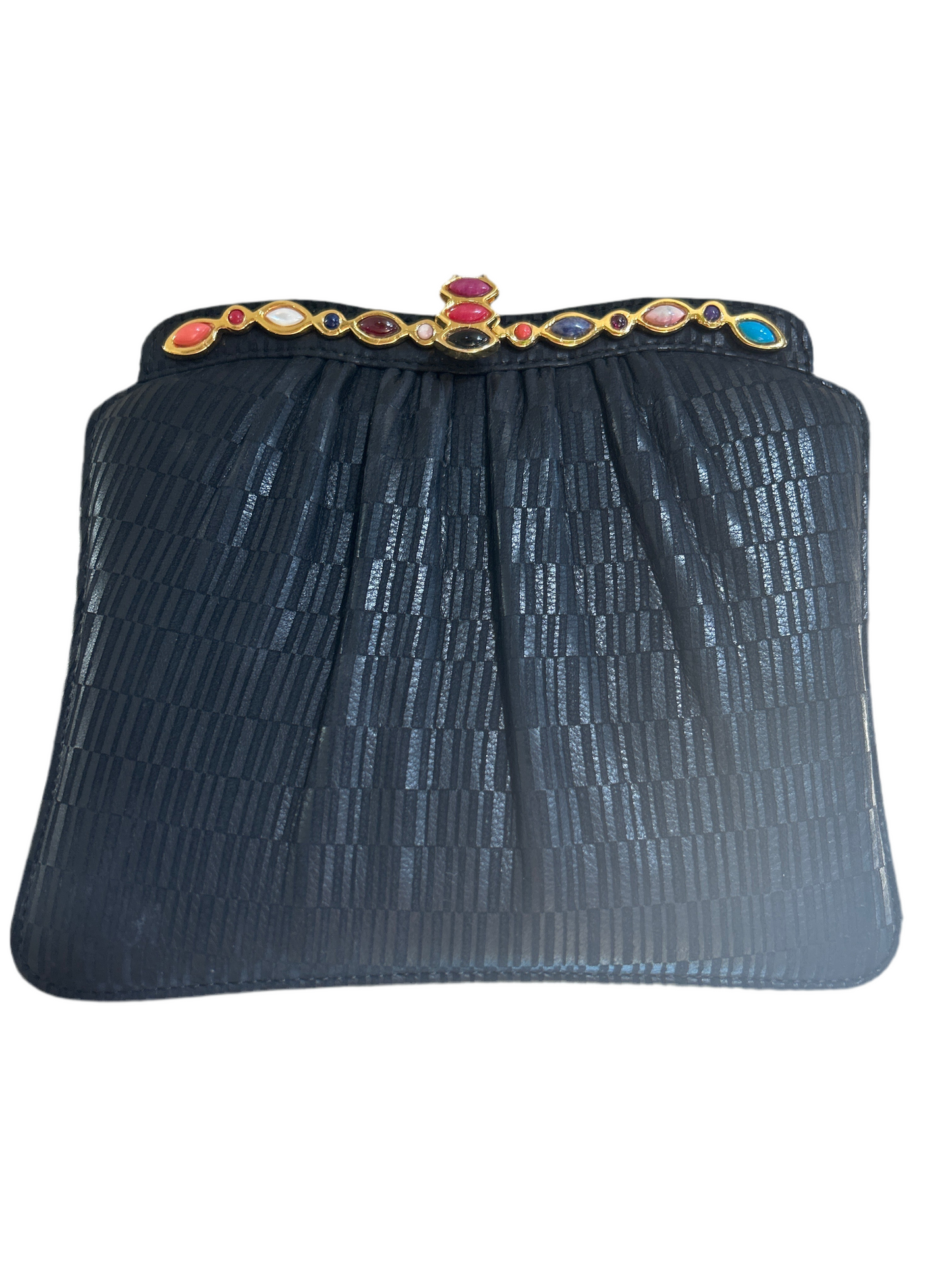 Vintage handbag with jewel trim