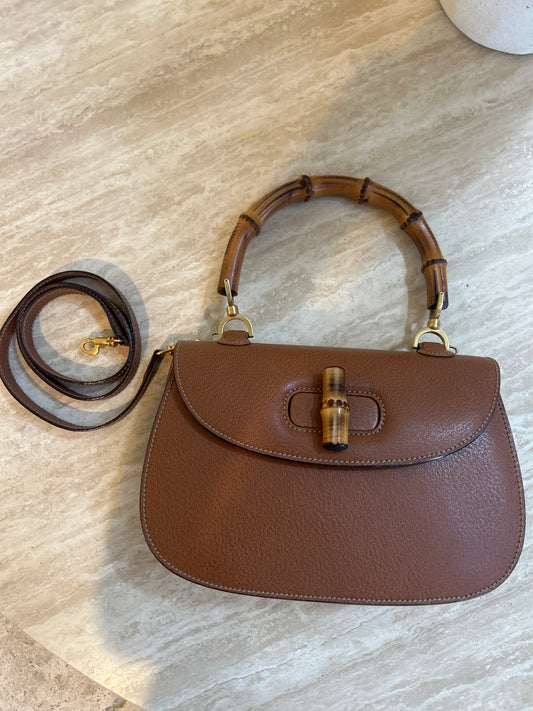 Gucci Small Bamboo Top Handle Bag