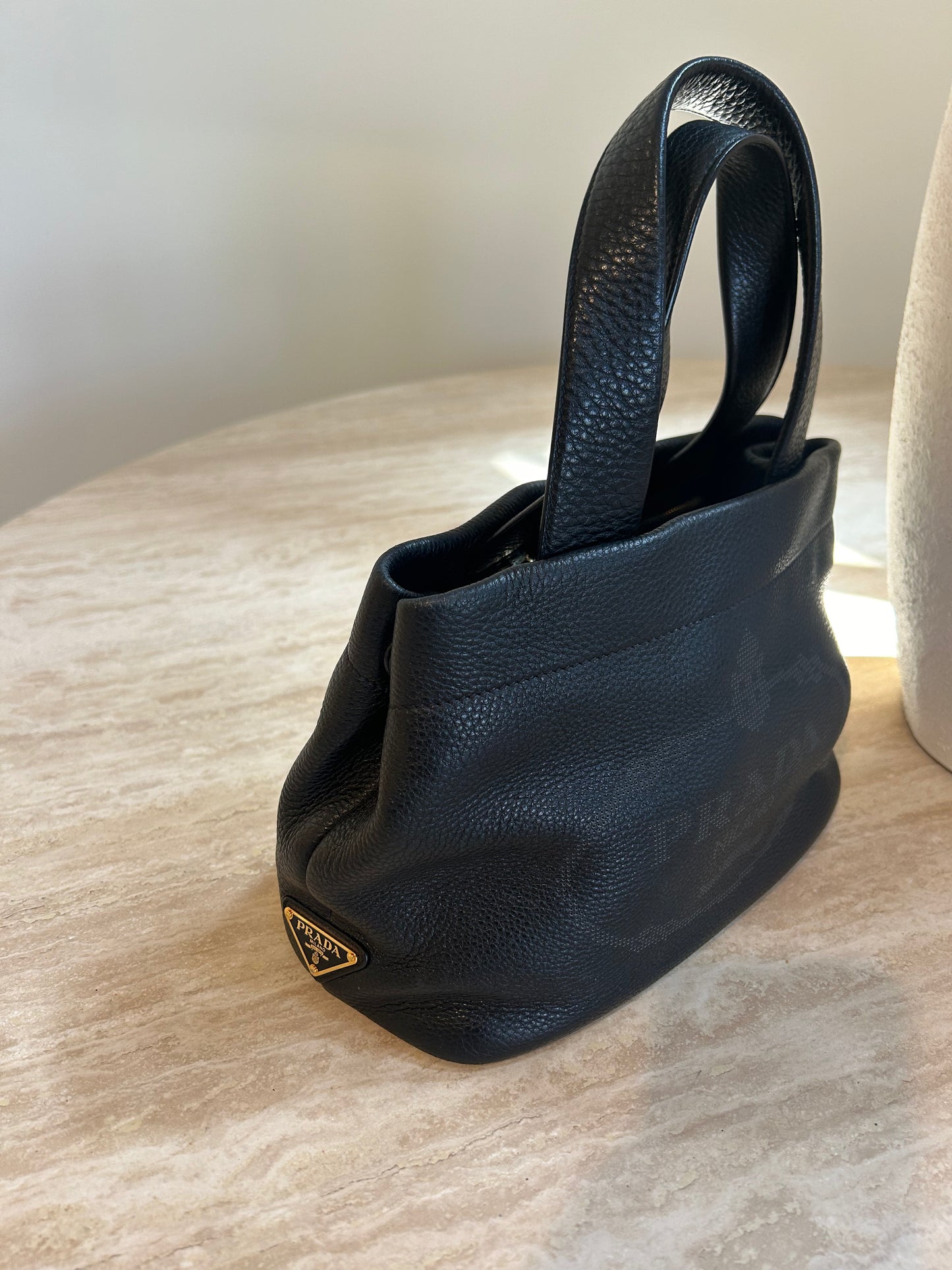 PRADA Medium Leather Tote